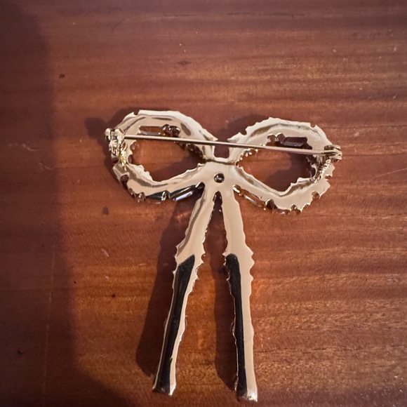 J. Crew Crystal Bow Brooch - Picture 3 of 3